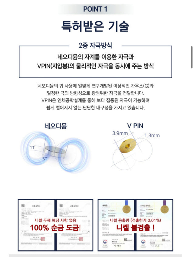 ZeNCY Premium Crystal Acupressure Jewerly_ EAR COCO