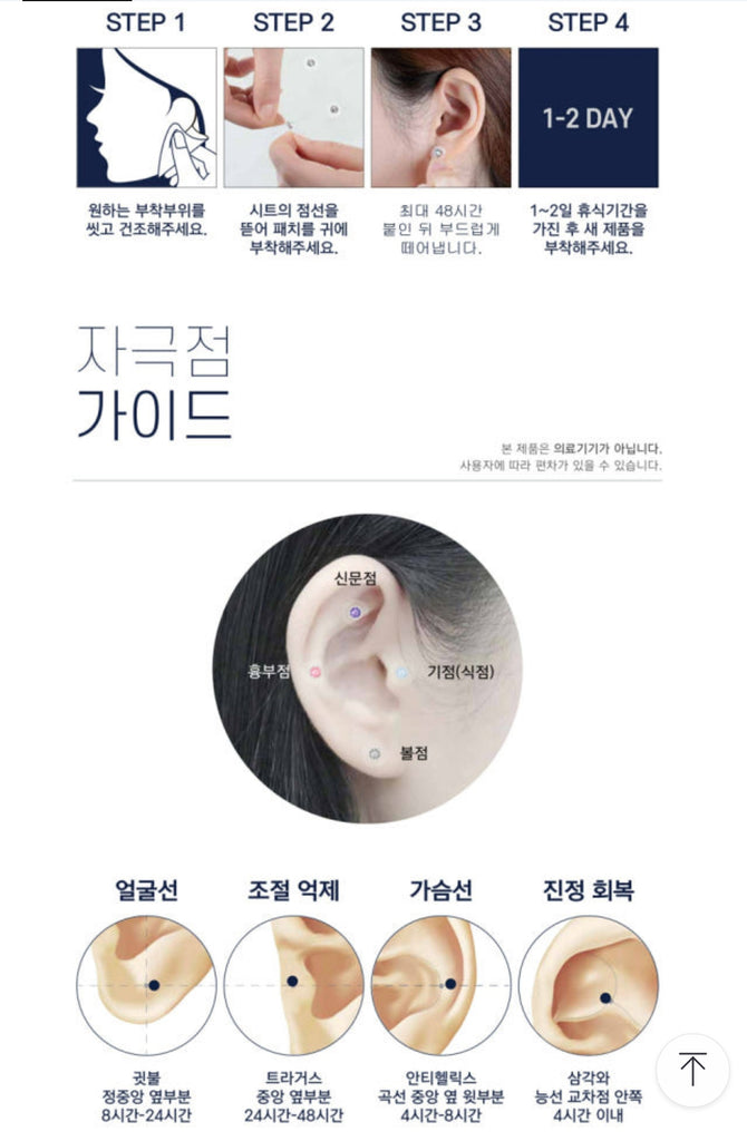 ZeNCY Premium Crystal Acupressure Jewerly_ EAR COCO