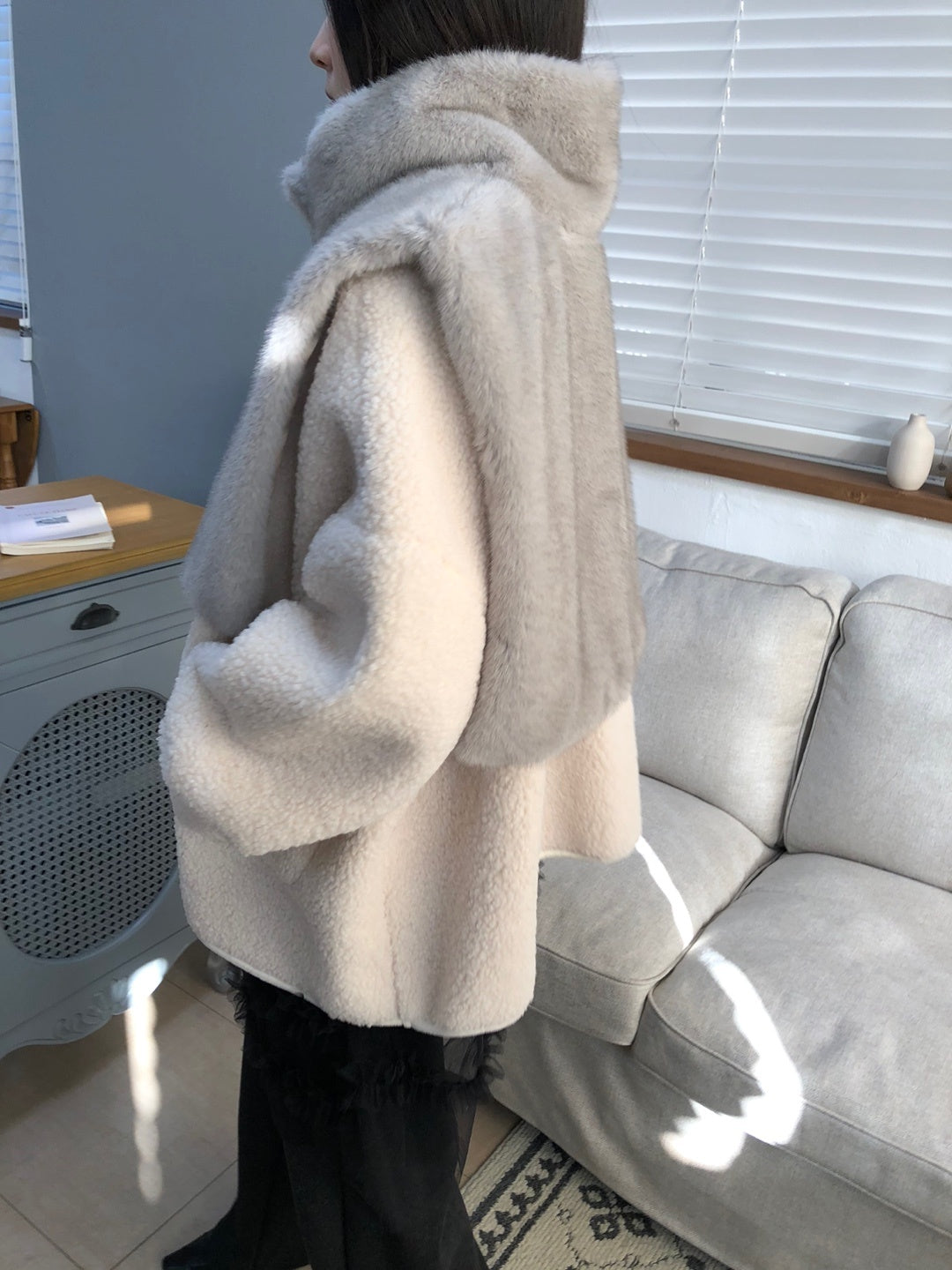 Elan Eco Fur Capelet _ 4 colors