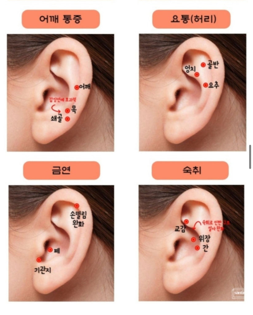 ZeNCY Premium Crystal Acupressure Jewerly_ EAR COCO