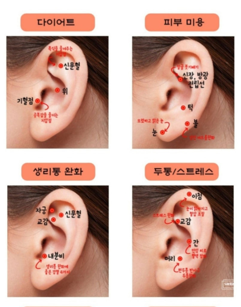 ZeNCY Premium Crystal Acupressure Jewerly_ EAR COCO
