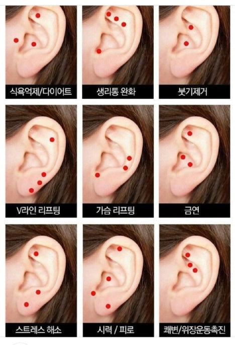 ZeNCY Premium Crystal Acupressure Jewerly_ EAR COCO