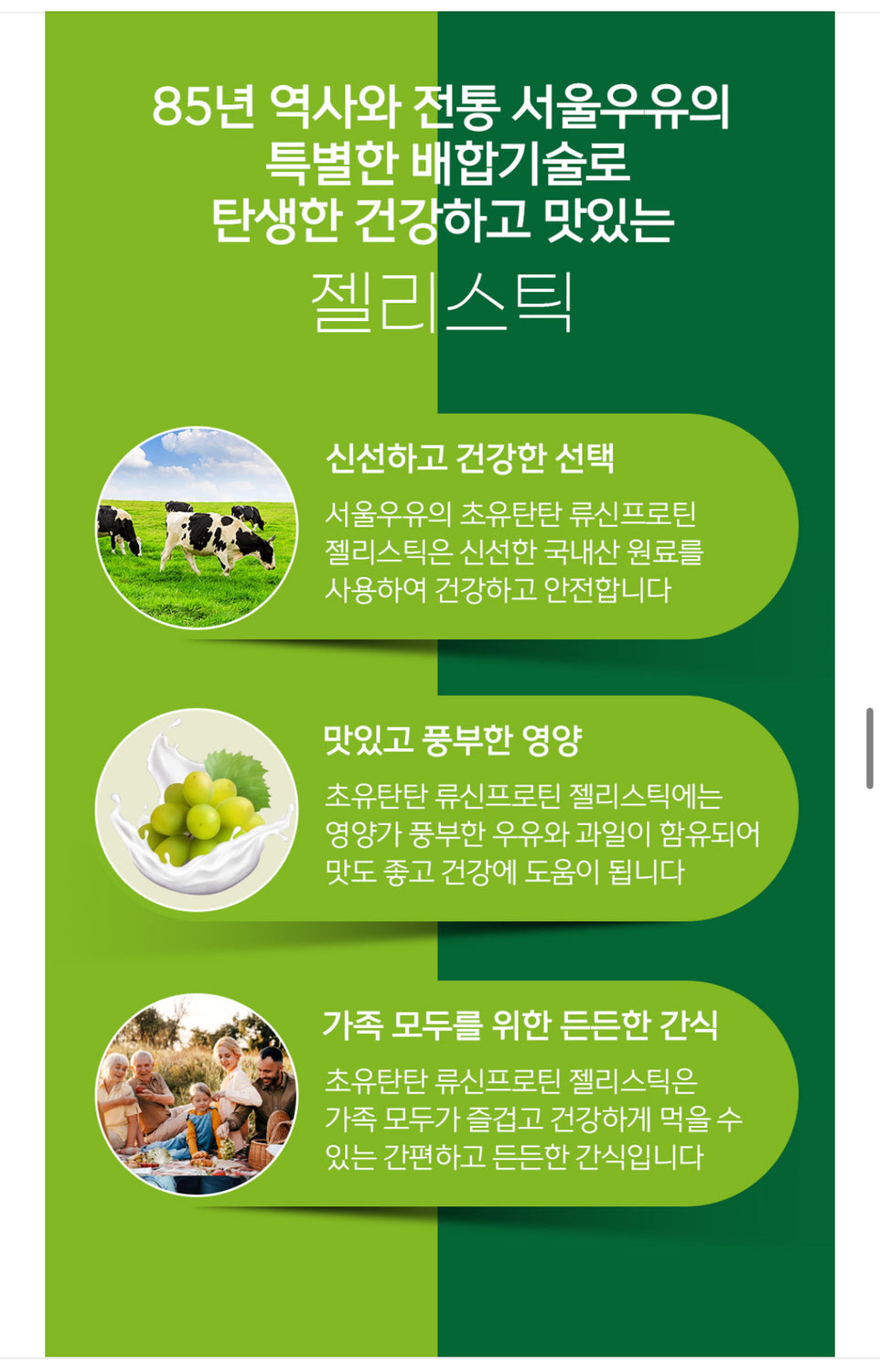 Seoul Milk Colostrum Protien & Lueicine Jelly Sticks _공구구성