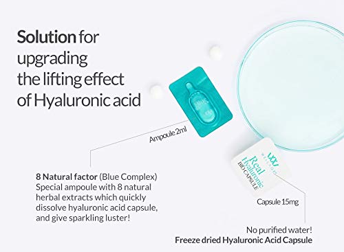 WELLAGE Real Hyaluronic Bio Capsule & Blue Solution (1 Day Kit) - Angie&Ash