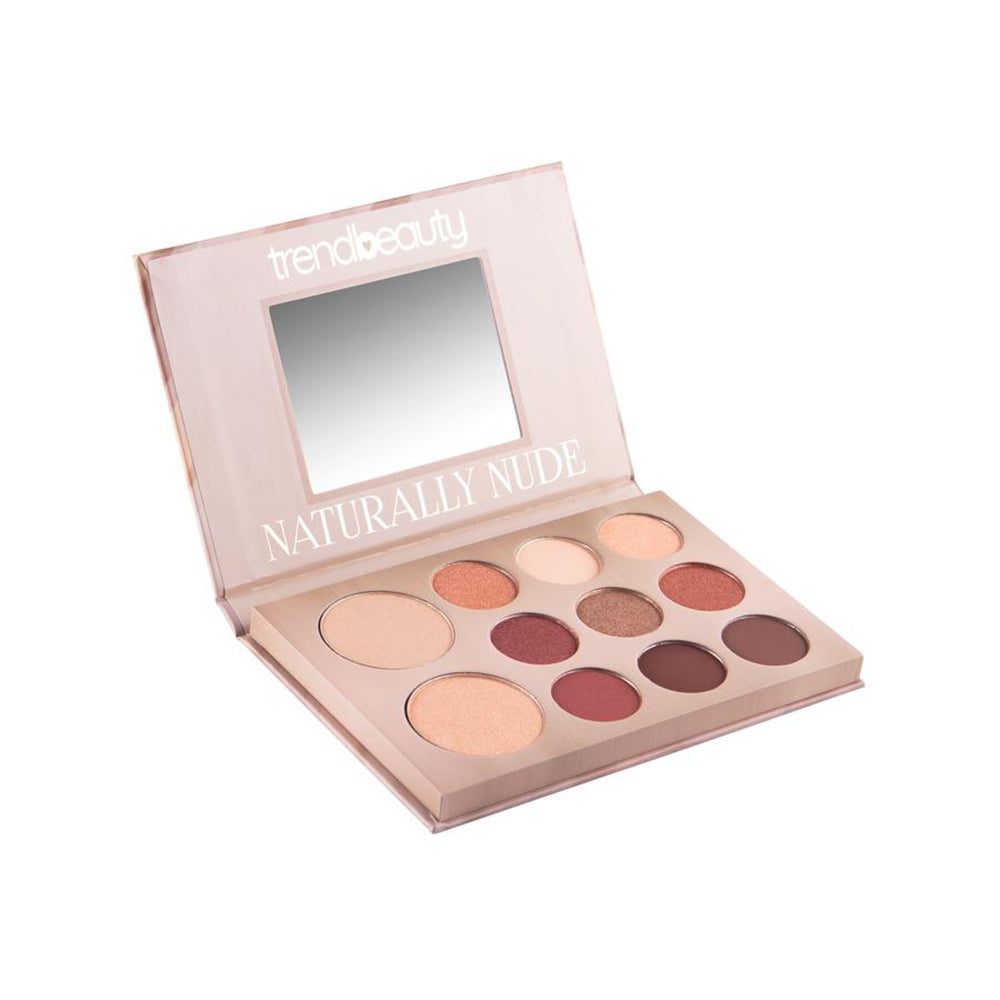 TRENDBEAUTY Naturally Nude Eyeshadow and Highlighter Palette - Angie&Ash