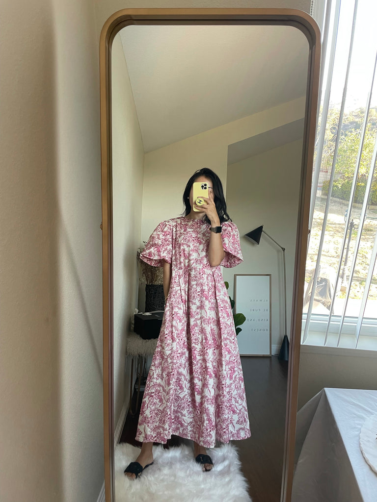 Scarlett Toile de Jouy Dress_2 colors - Angie&Ash
