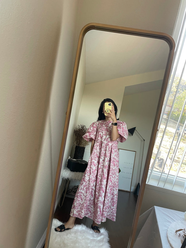 Scarlett Toile de Jouy Dress_2 colors - Angie&Ash