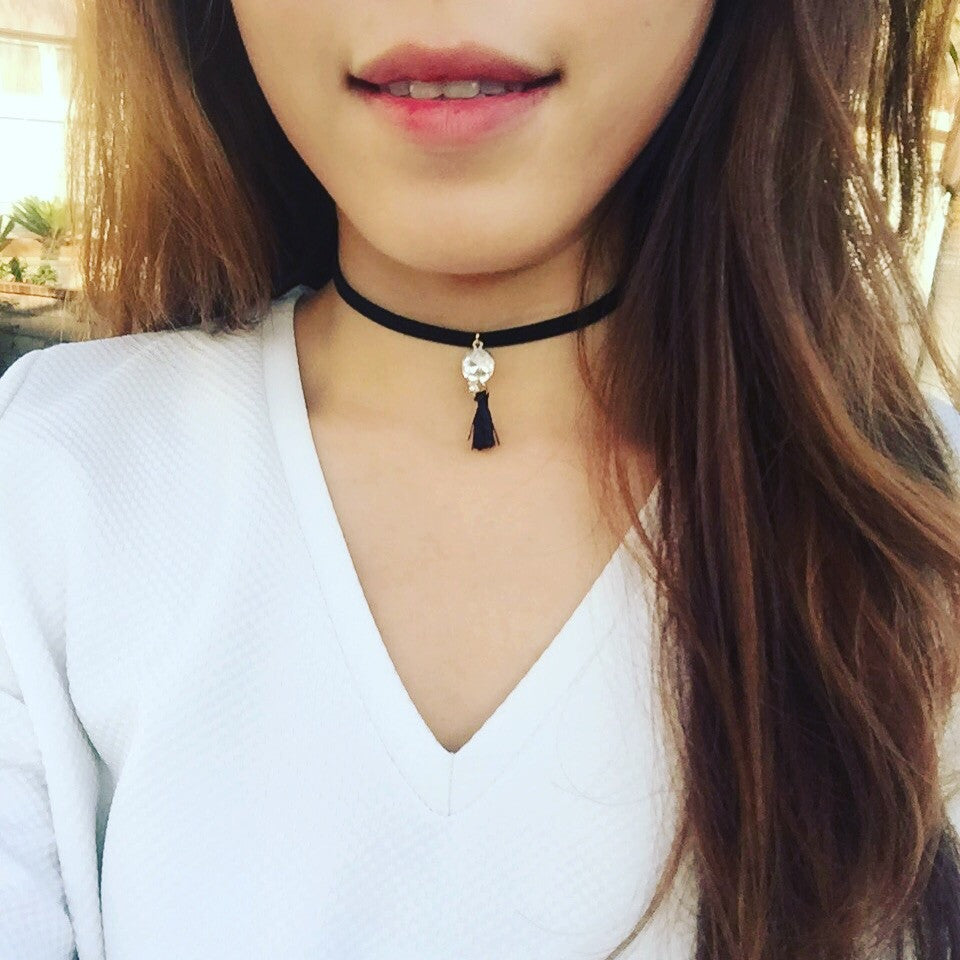 Tassel Choker - Angie&Ash