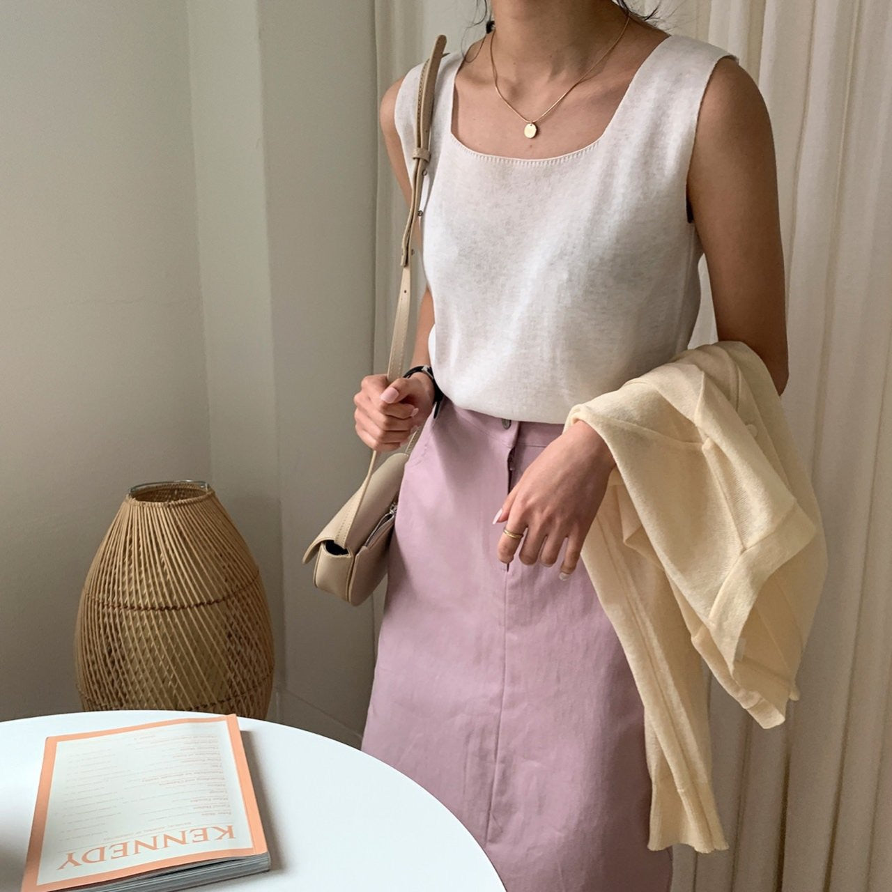Sleeveless Knit Top - Angie&Ash