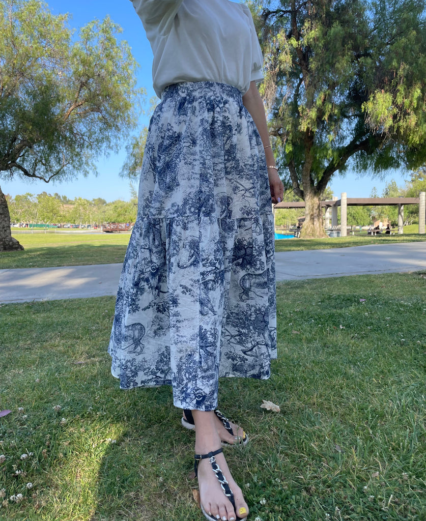 Paris Tolie de Jouy Skirt _ 2 Colors