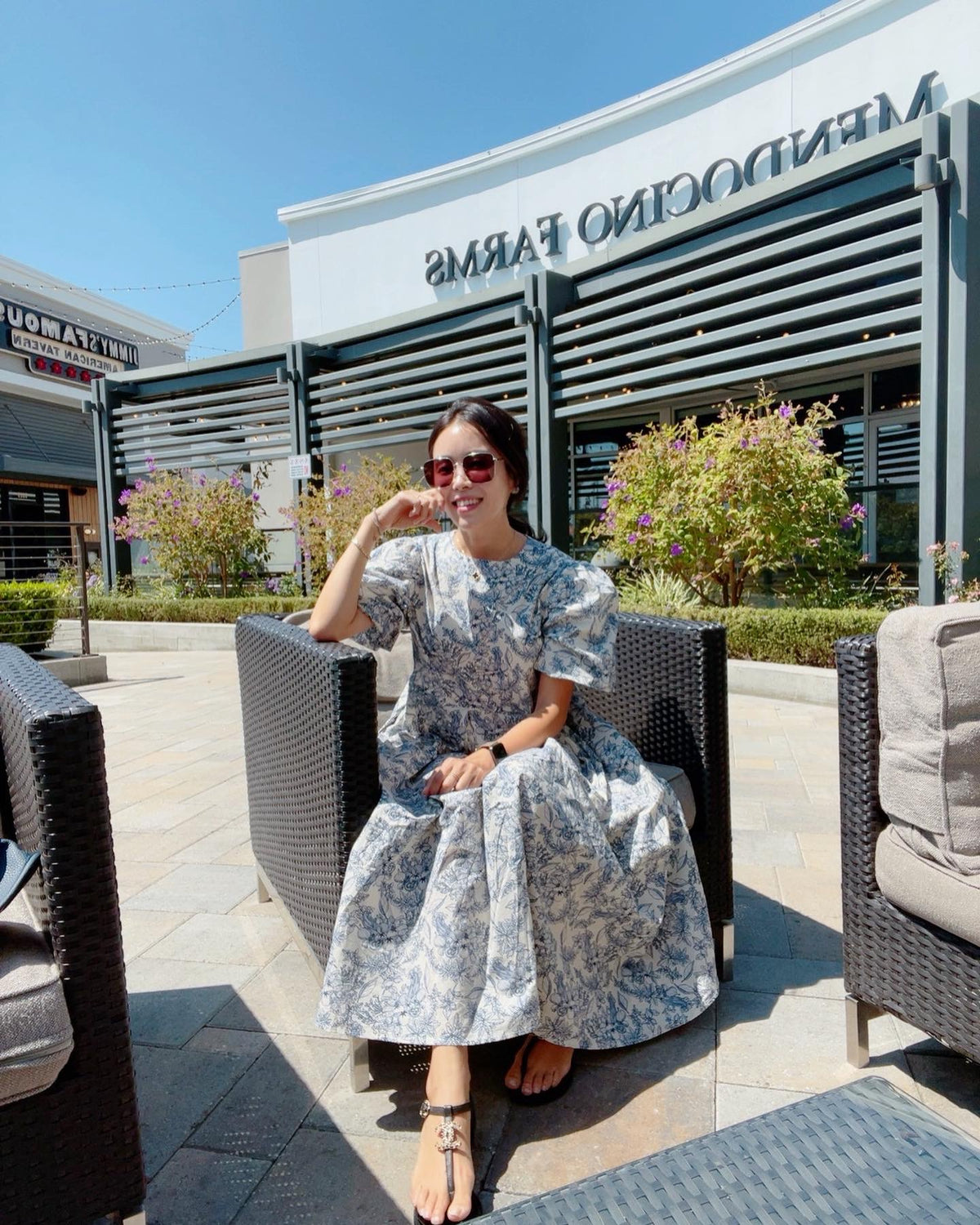 Scarlett Toile de Jouy Dress_2 colors - Angie&Ash